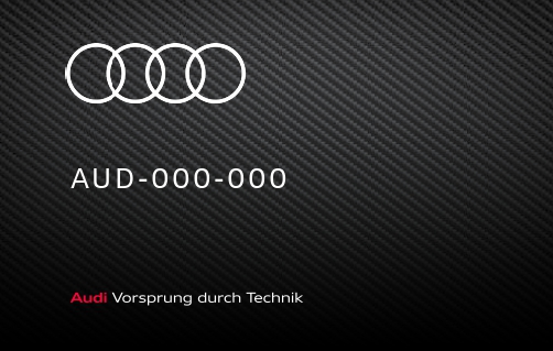 Register under the Audi eMobility Provider